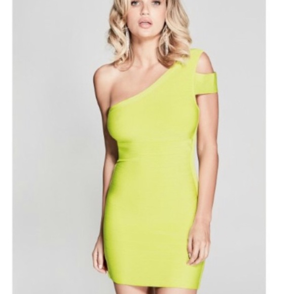marciano yellow dress